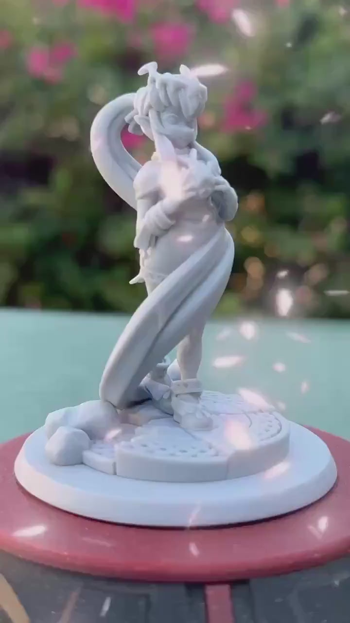 Divine Dragon Oracle Miniature - 28mm / 32mm / 36mm - LPOMC - Unpainted Resin Printed Figure for D&D, TTRPGs, and Board Games