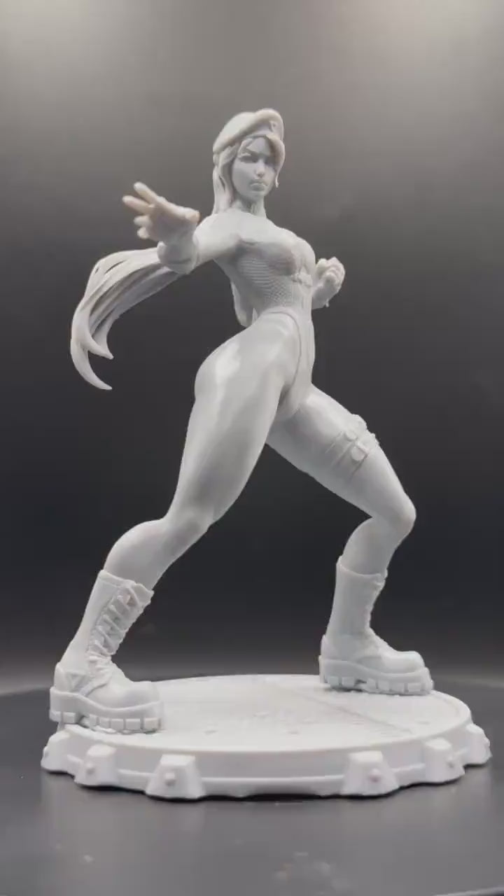 Sergeant Kelly: Fighting Pose (Standard, Swimsuit, and Nude Variations) - Mini Dreams - 75mm / 100mm