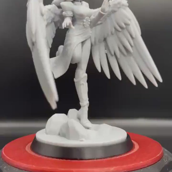 Nina Windia Miniature - 28mm / 32mm / 36mm / 75mm - Lavender Devilry - Resin Printed Figure for D&D, TTRPGs and Board Games