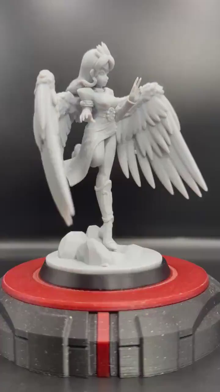 Nina Windia Miniature - 28mm / 32mm / 36mm / 75mm - Lavender Devilry - Resin Printed Figure for D&D, TTRPGs and Board Games