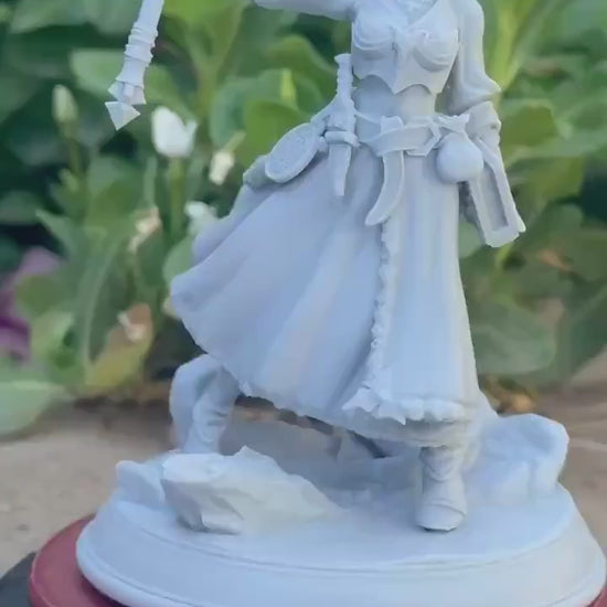 Valeria Stelisoara Miniature (Standard and NSFW) -  28mm / 32mm / 36mm / 75mm - HardWitch Games - Resin Printed Figure for D&D and TTRPGs