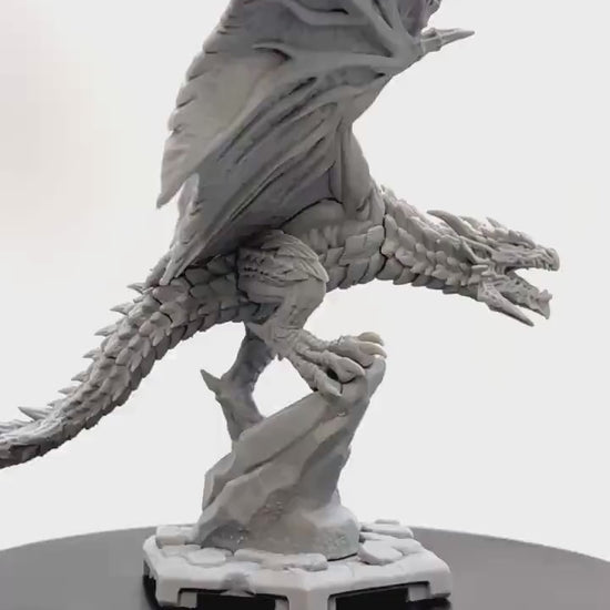 Dark Dragon Miniature - DraGun Studios - 62mm / 141mm