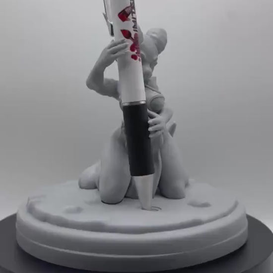 Desktop Skwee, Kobold Squire Pen Holder (Standard & NSFW Variations) - Lavender Devilry