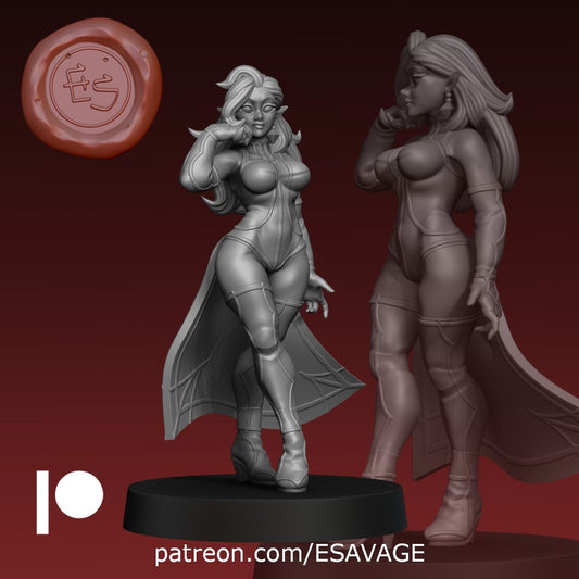 Elven Beauty Brawler - Ethan Savage Studios - 15mm / 28mm / 32mm / 36mm