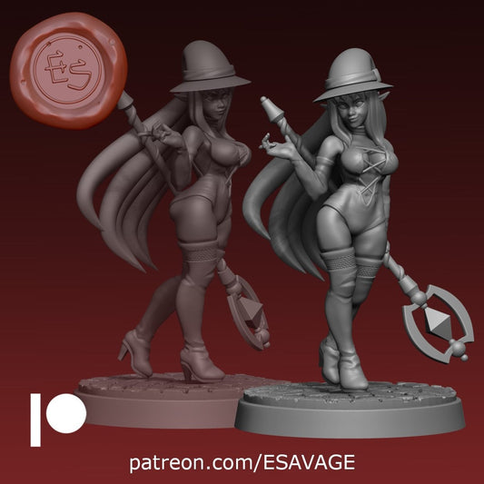 Elven Beauty Caster - Ethan Savage Studios - 28mm / 32mm / 36mm