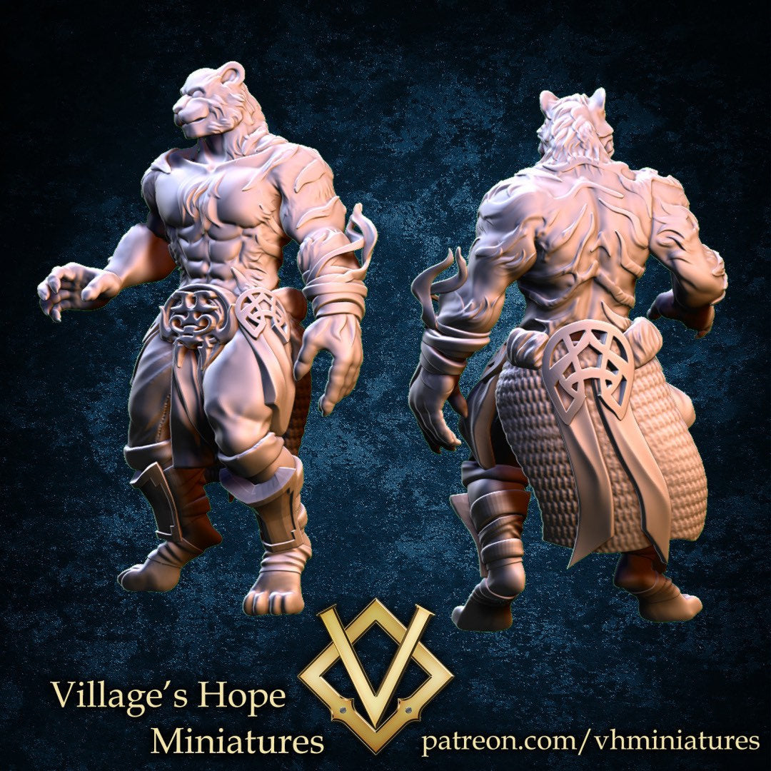 Tiger Pugilist - Village’s Hope - 28mm / 32mm / 36mm