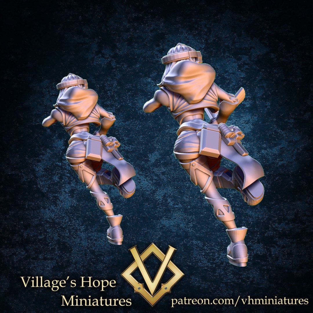 Netrunner Girl - Village’s Hope - 28mm / 32mm / 36mm