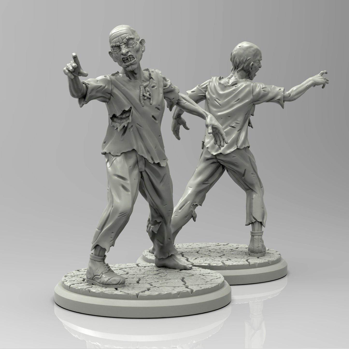 Zombie Miniature - Adaevy Creations - 28mm / 32mm / 36mm