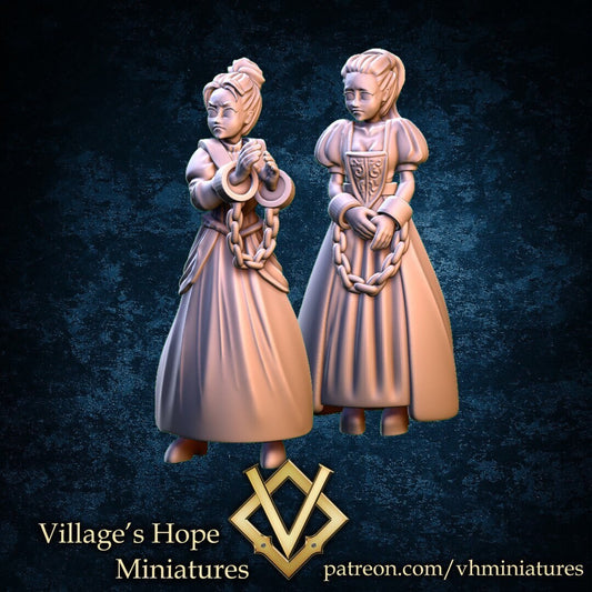 Captive Villagers - Village’s Hope - 28mm / 32mm / 36mm