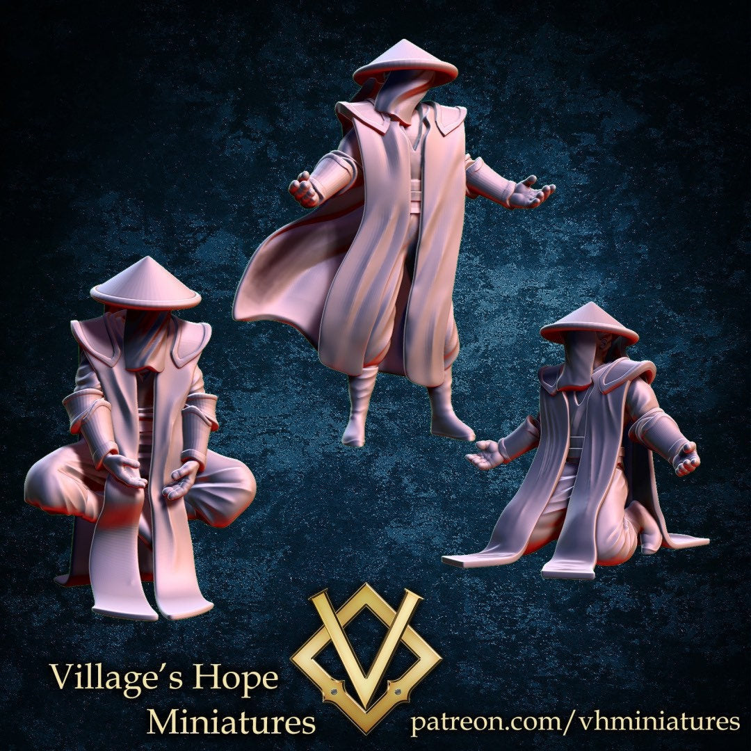 Wuxia Concealed Cultist Monk - Village’s Hope - 28mm / 32mm / 36mm