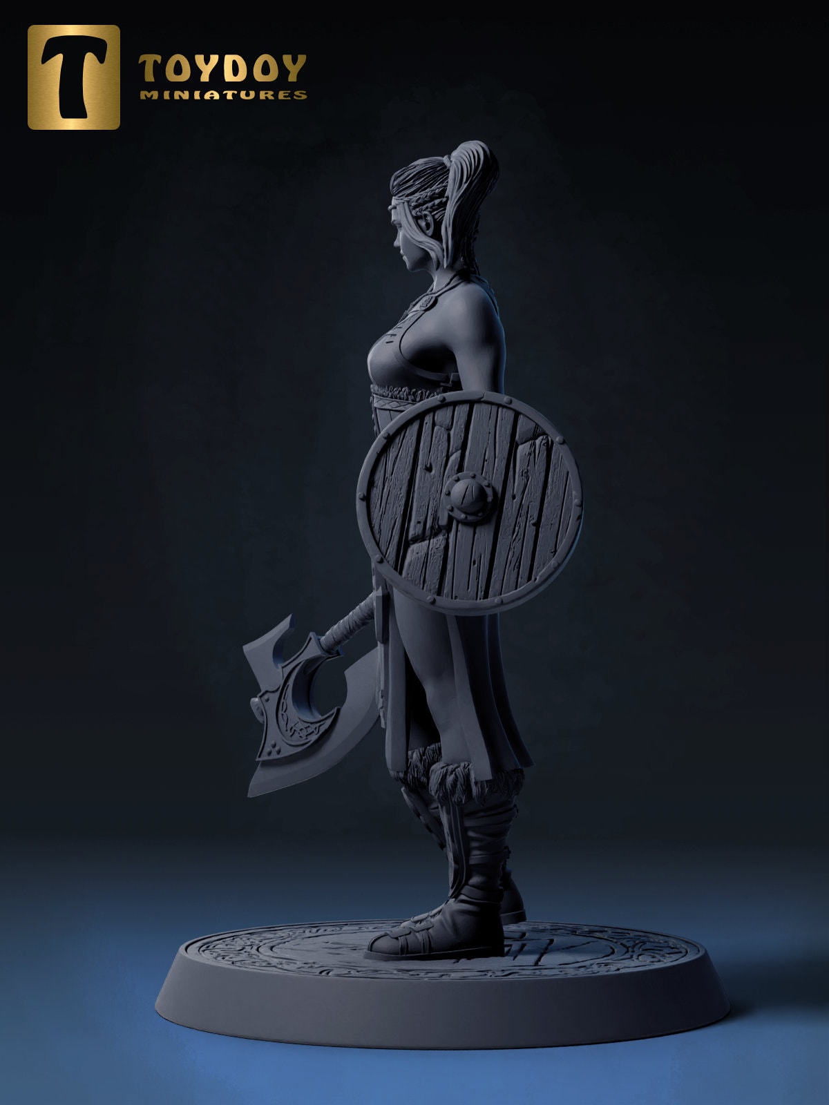 Thyra: The North Woman - Toydoy Miniatures - 75mm