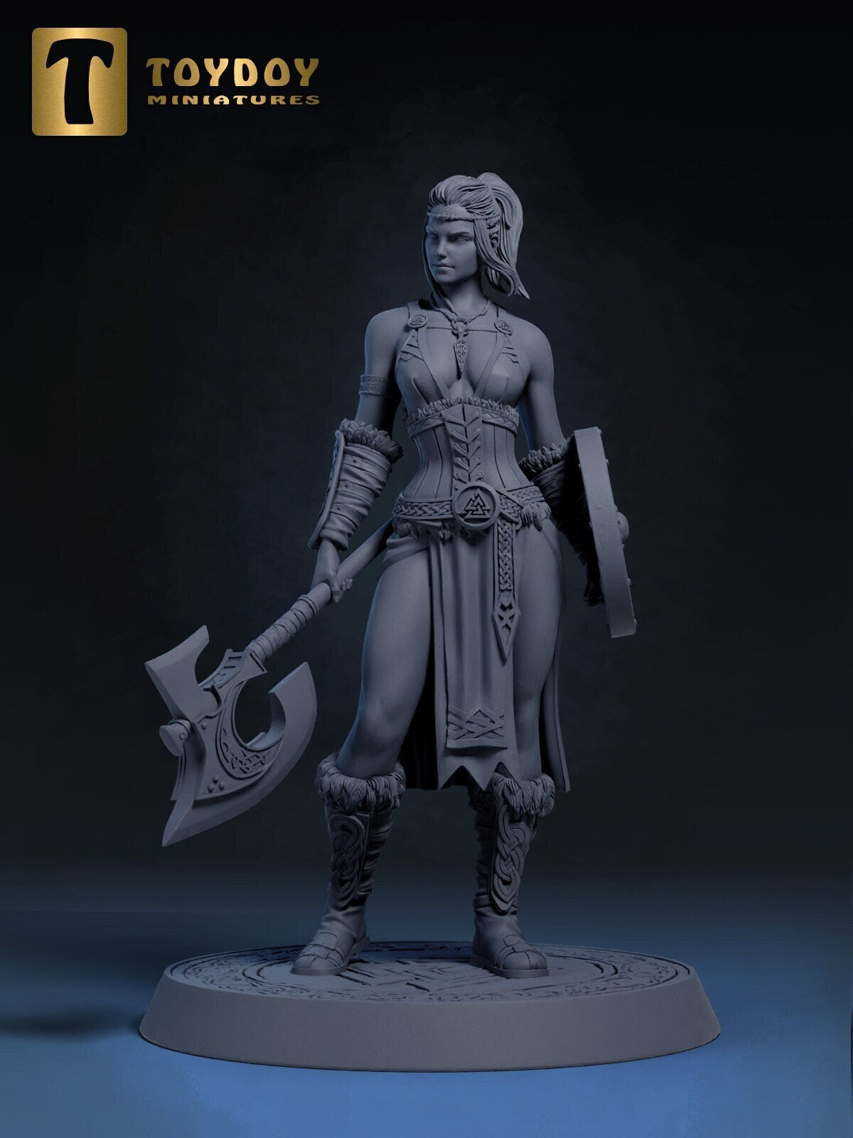 Thyra: The North Woman - Toydoy Miniatures - 75mm