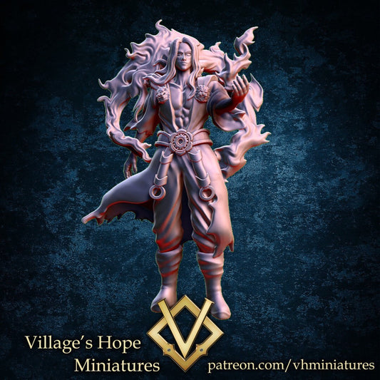 Wuxia Evil Flame Sect Master - Village’s Hope - 28mm / 32mm / 36mm