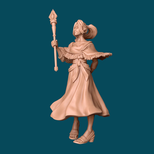 Valeria, Graceful Cleric - Awkward Penguin’s Minis - 28mm / 32mm / 36mm