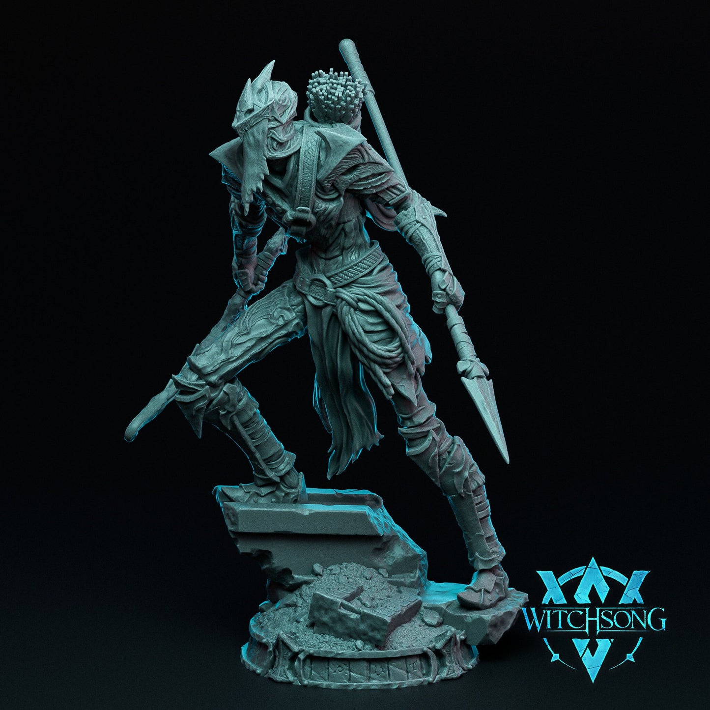 The Faceless Scholar - Witchsong Miniatures - 125mm