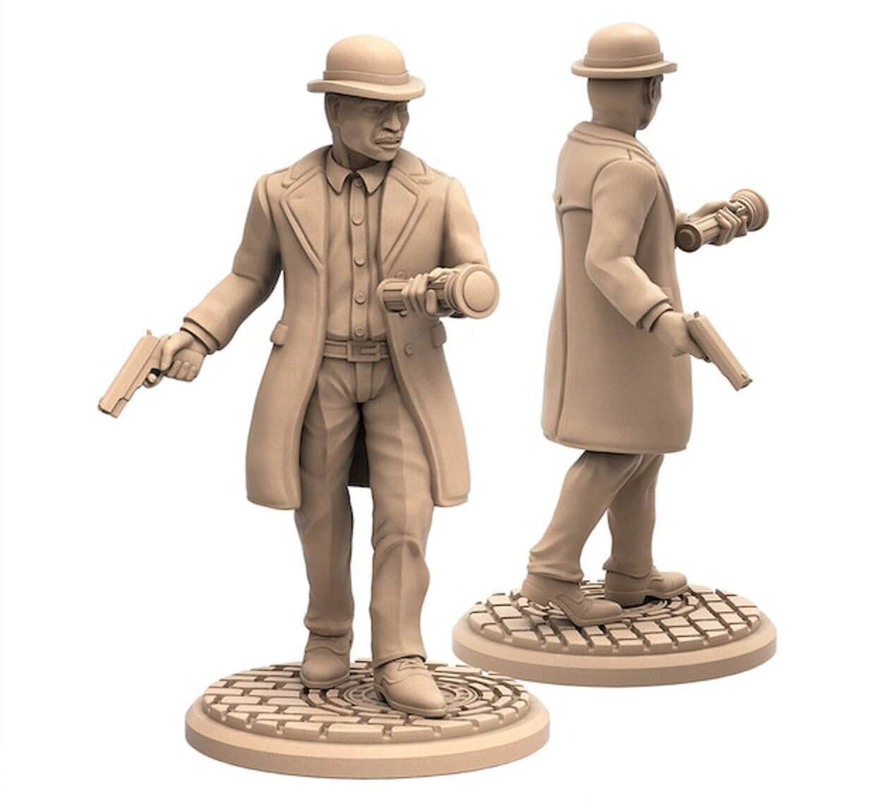 Detective Miniature - Adaevy Creations - 28mm / 32mm / 36mm