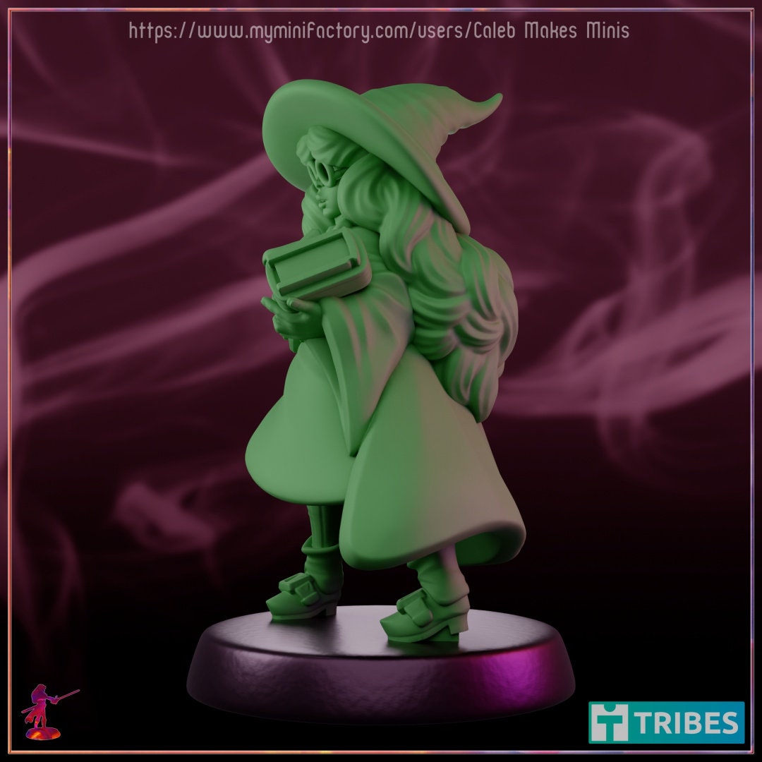 Phoebe the Student - Caleb Makes Minis - 28mm / 32mm / 36mm