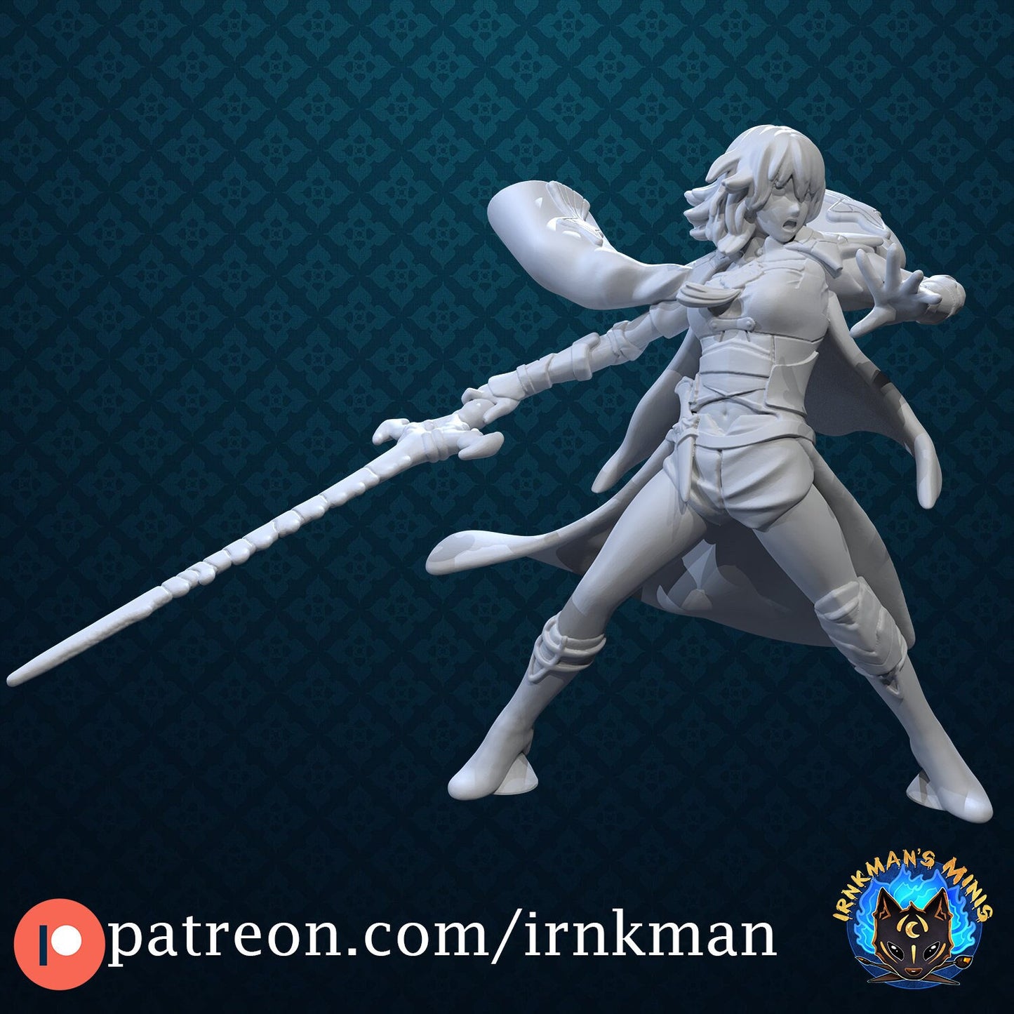 Byleth Miniature - Irnkman's Minis - 28mm / 32mm / 36mm