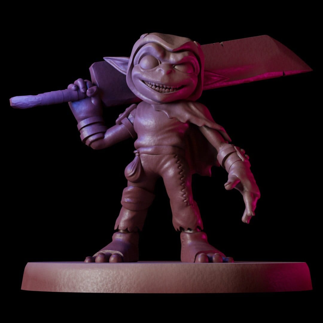 Boggart Cleaver - CeleSTL Minis - SaGaBorn Minis Vol. 1 - 28mm / 32mm / 36mm