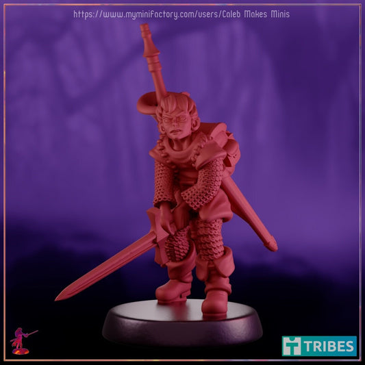Knight's Squire - Caleb Makes Minis - 28mm / 32mm / 36mm
