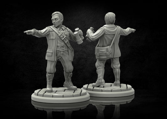 Expedition Leader Miniature - Adaevy Creations - 28mm / 32mm / 36mm