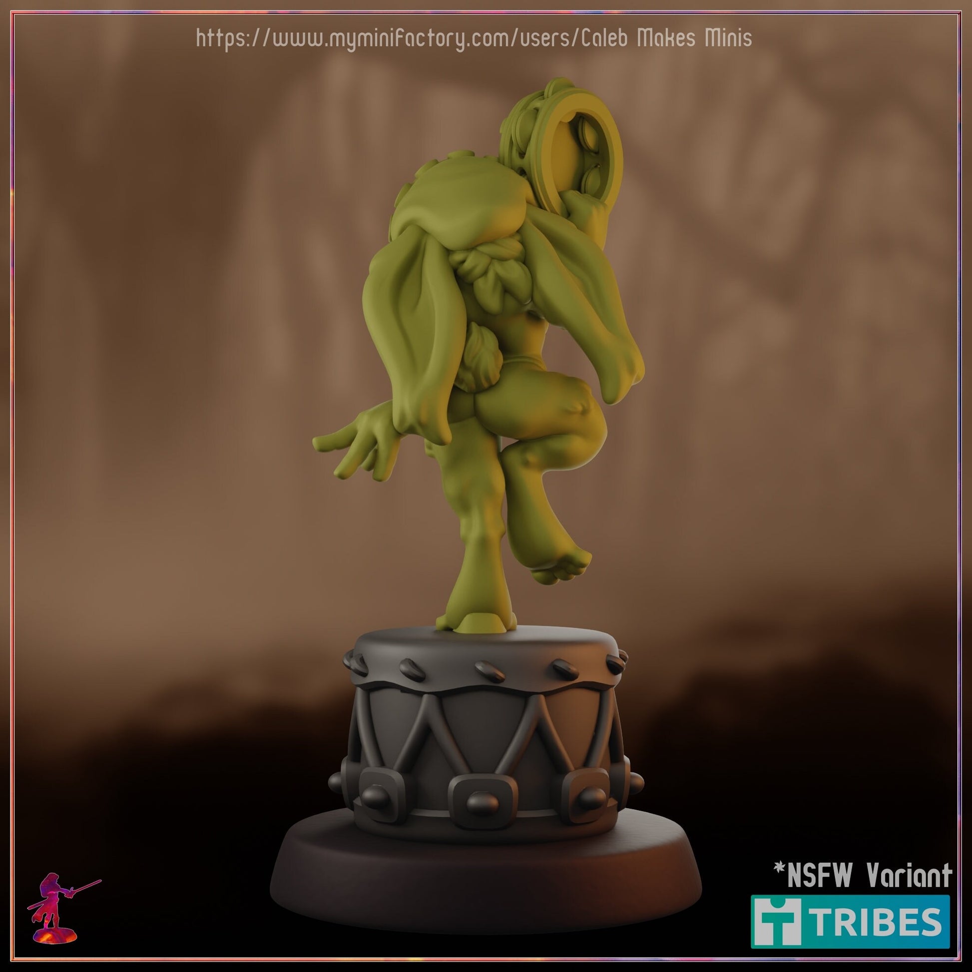 Harengon Dancer (Standard, Alternate, & NSFW Options) - Caleb Makes Minis - 28mm / 32mm / 36mm