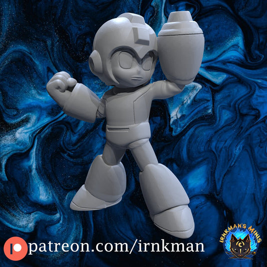 Blue Bomber Miniature - Irnkman's Minis - 28mm / 32mm / 36mm