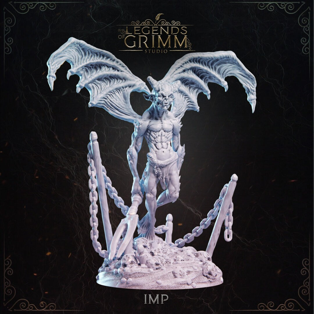 Imp Miniature (5 Variations) - Legend of Grimm - 28mm / 32mm / 36mm